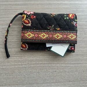 Vera Bradley Floral Quilted Wristlet Wallet
